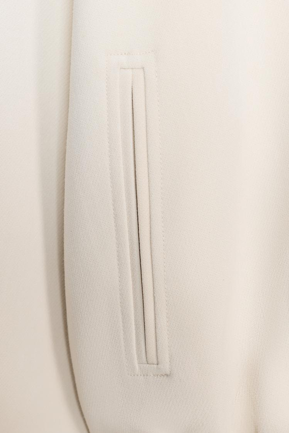 ZARA КУРТКА С ЗАСТЕЖКОЙ-МОЛНИЕЙ, ЭКРЮ