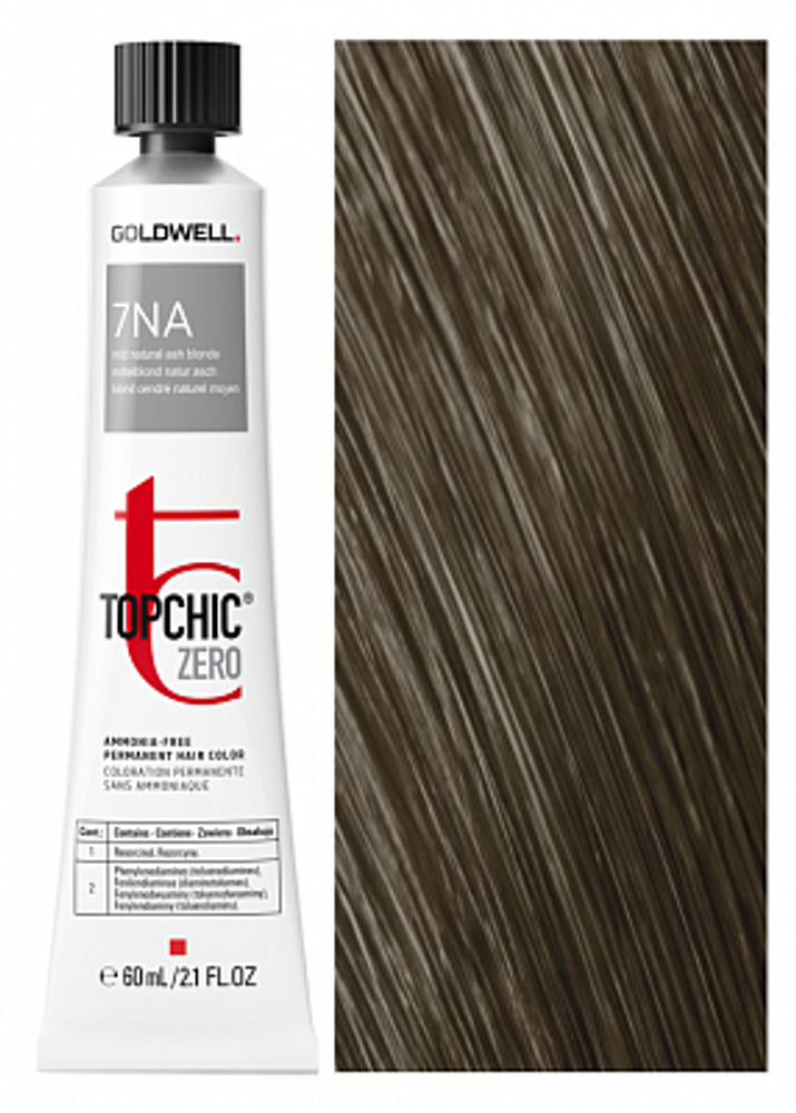 Goldwell Topchic Zero 7NA Натурально-пепельный 60 мл