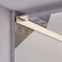 Профиль FANTOM-W20-H10-EDGE-2000 ANOD (Arlight, Алюминий) 054183