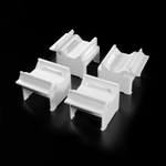 Набор 4 шт. Крепление для двухканального реле Aqara на DIN-рейку, 3D печать, белое