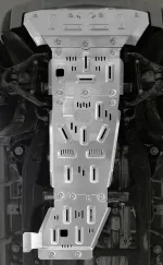 Защита днища 8мм для Chevrolet Silverado 2019+ Шевроле Сильверадо защита картера кпп двигателя бака