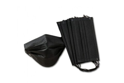 Маска д/лица чёрная (защитная) К