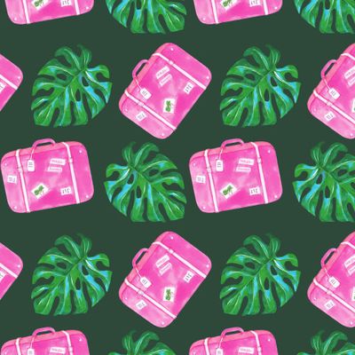 Тропические листья и путешествия