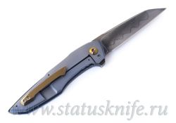 Нож Caleb White Guillotine Full Custom Hamon Prototypeфотография - 4