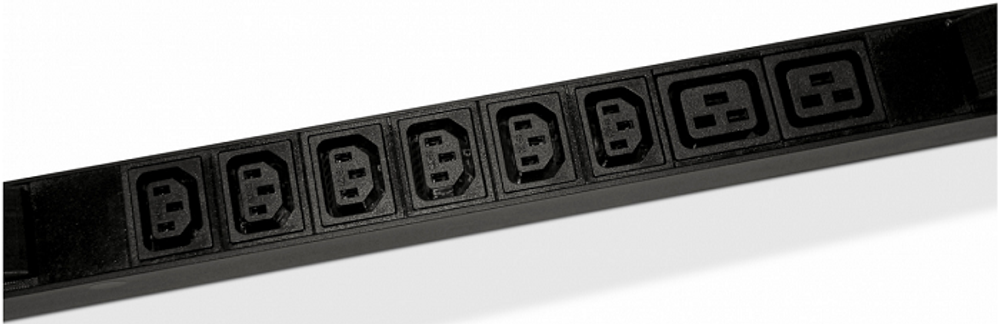 Блок розеток  Hyperline SHE-18IEC-6BIEC-3V-3PVR