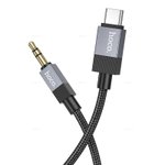 Аудио кабель AUX для Type-C Hoco UPA32B (black)