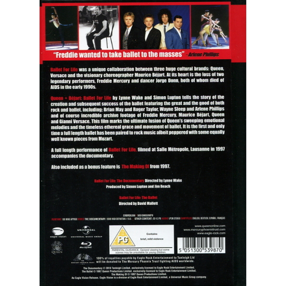 Queen + Maurice Bejart / Ballet For Life (Deluxe Edition)(Blu-ray)