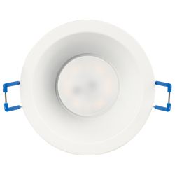 Светильник встраиваемый декоративный ЭРА KL126 WH Set 5 под лампу MR16 GU5.3 круглый белый набор 5 шт | Декоративные встраиваемые светильники