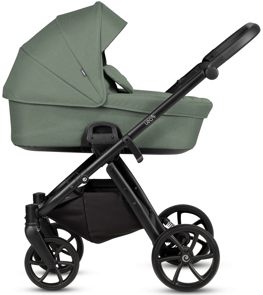 Детская коляска Tutis Leo 3 Plus 4 в 1 с автокреслом Beno Beige и базой 15822039 Sage