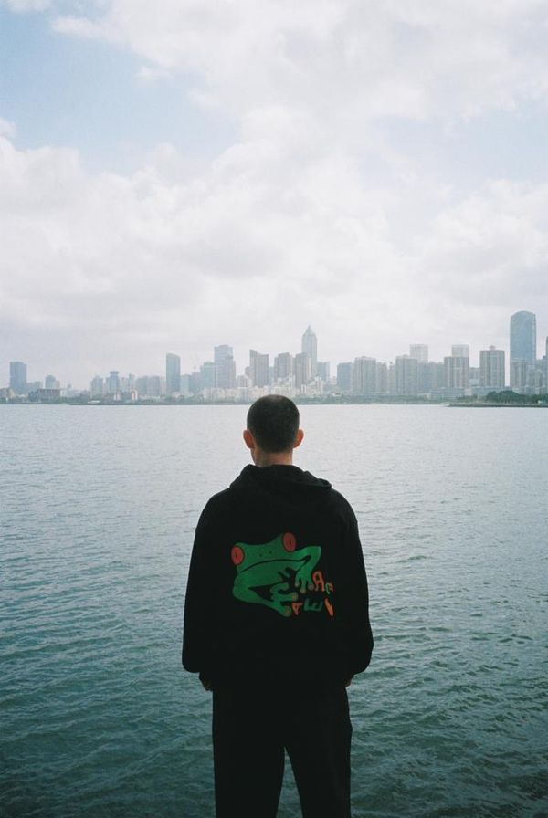 Худи Froggo black/wash черный - фото 2