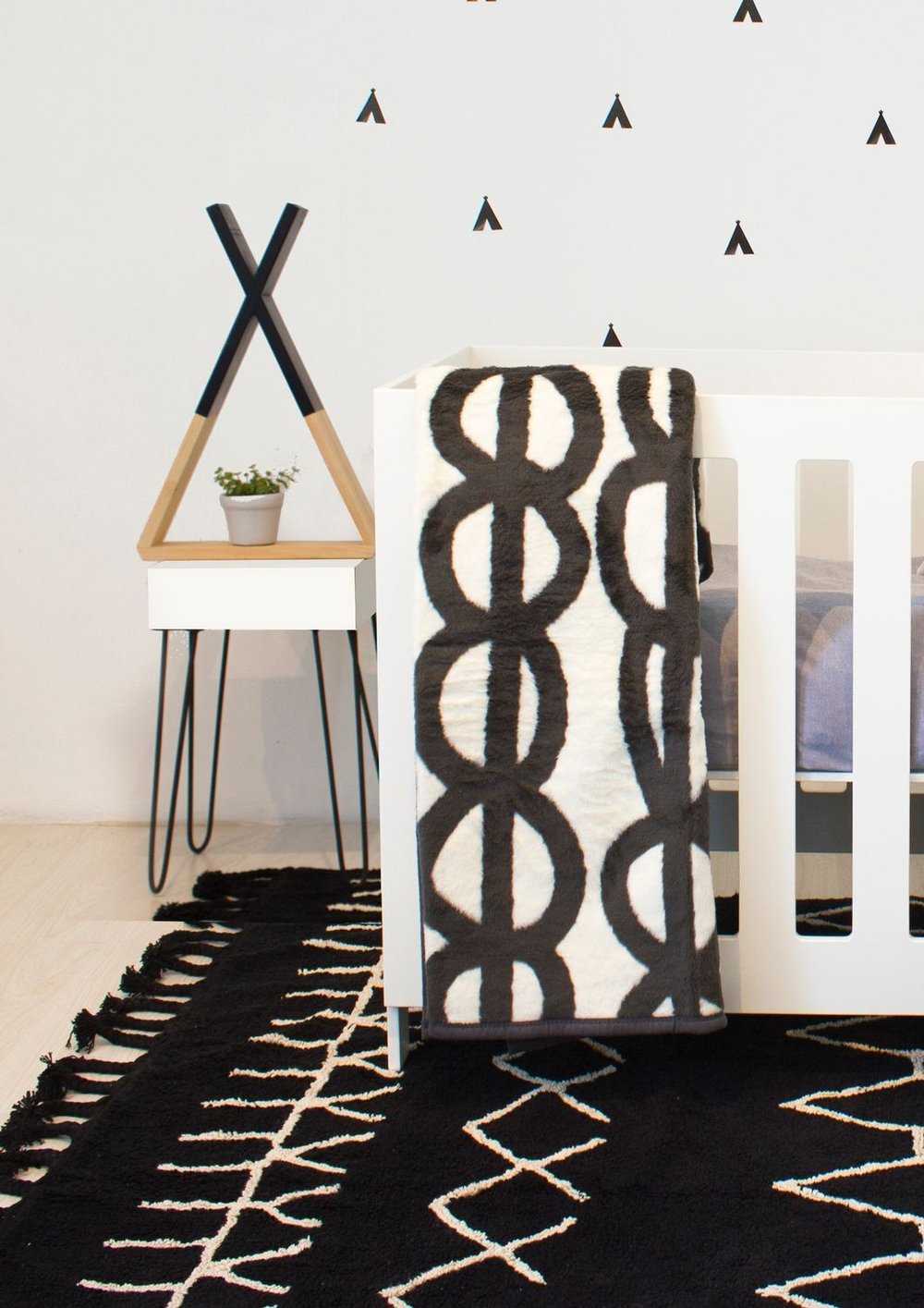 Ковер Lorena Canals Bereber Black (140 x 200 см)