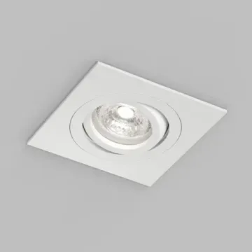 Точечный встраиваемый влагозащищенный светильник 1*GU10 DK2111-WH белый Hydro Denkirs