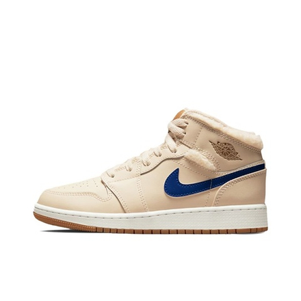 Кроссовки Air Jordan 1 Mid Fleece Swoosh