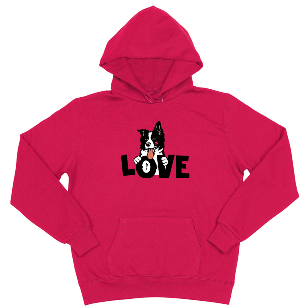 Толстовка "Бордер Колли - LOVE"