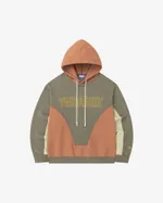 Худи Ymkashix HTF Three Color Block коричневый / оранжевый