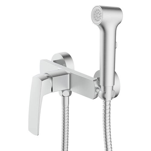 Гигиенический душ Azario Conda со смесителем, керамический картридж, шланг 150 см, сатин (AZ-K2511BN)