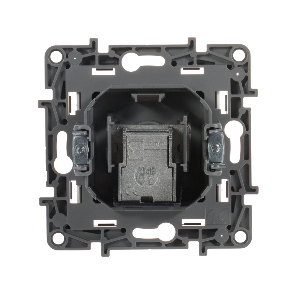 Розетка TV (телевизионная) проходная - белый ETIKA Legrand