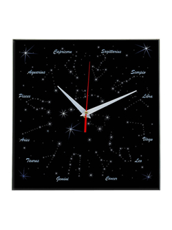 Часы настенные "Знаки зодиака. Квадрат" Созвездия
