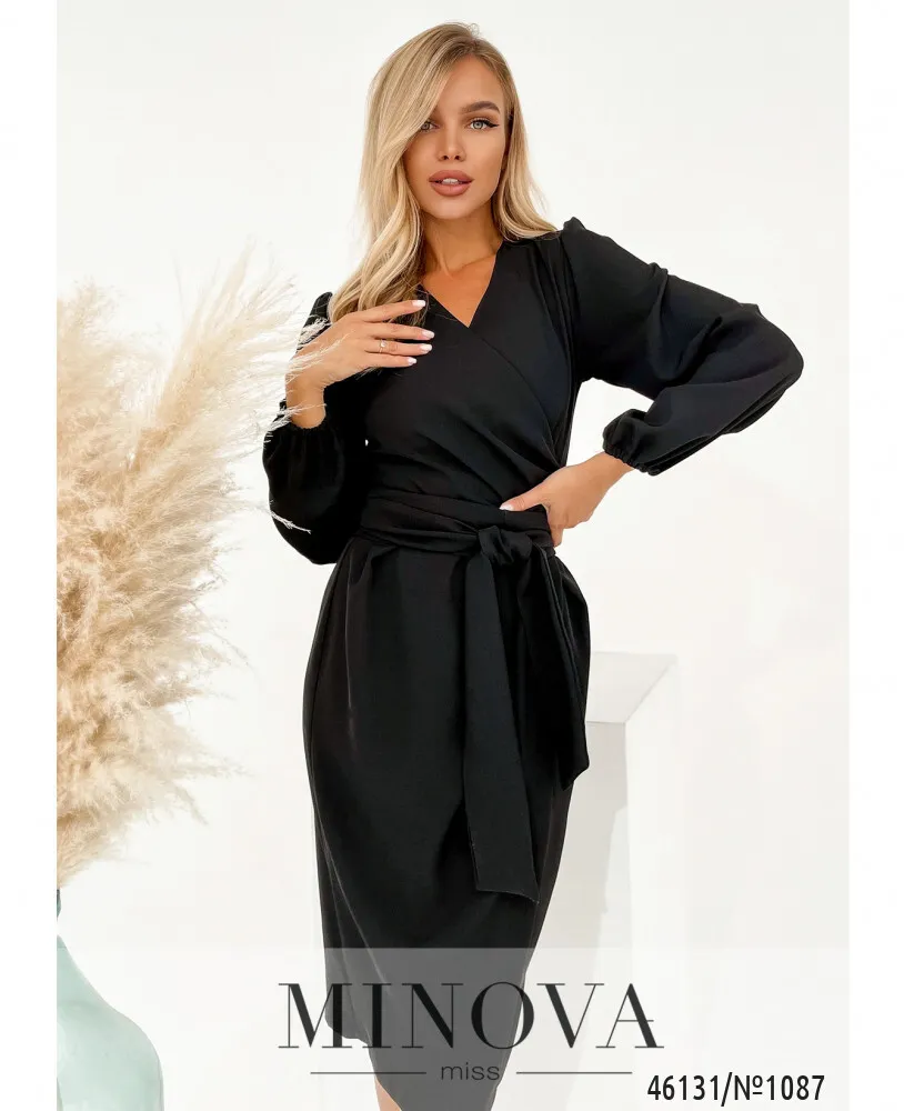 Платье 1087-чёрный Minova