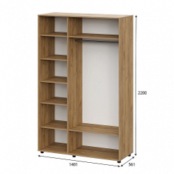 Шкаф трехстворчатый Милан