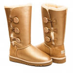 Угги Bailey Button Triplet Metallic Soft Gold