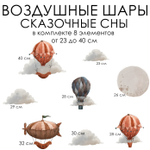 Стикеры ВОЗДУШНЫЕ ШАРЫ СКАЗОЧНЫЕ СНЫ
