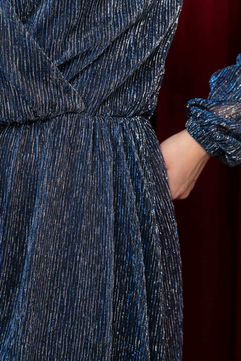 Платье праздничное Млечный путь (сине-серебряное) П14647-5М LT Collection