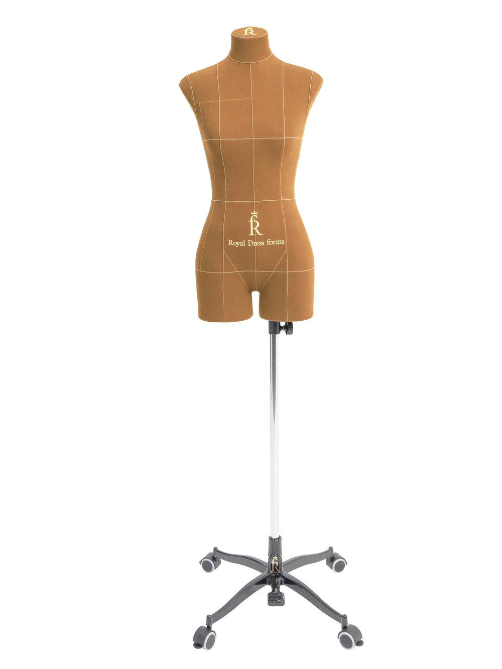 Манекен портновский Моника, комплект Стандарт, тип фигуры Груша, размер 44, цвет Миндаль