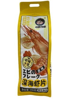 Огромная пачка китайских чипсов со вкусом креветки