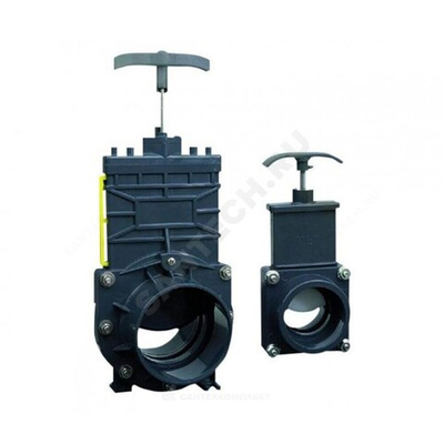 Задвижка шиберная ПВХ VANNE Ду 40/50 SFA