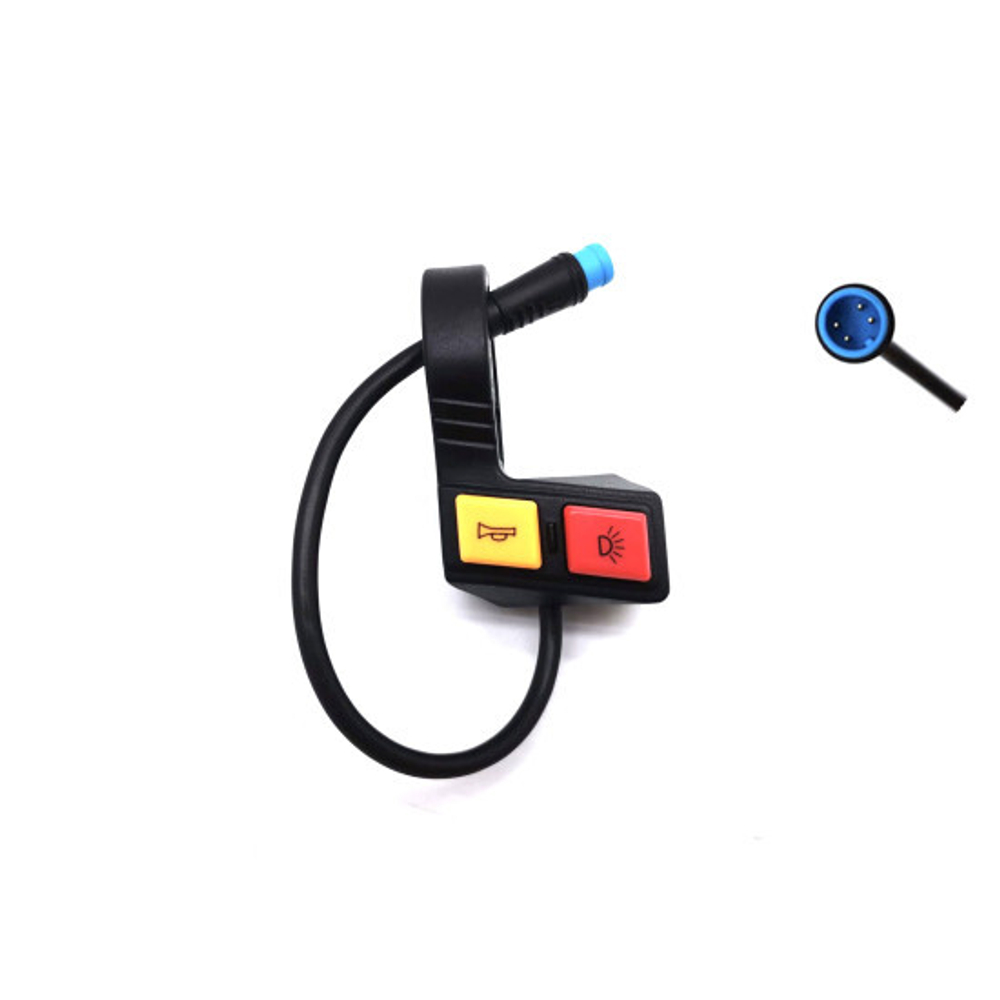 Блок управления сигналом и светом для электросамоката Kugoo G2 PRO (разъем julet 4pin)