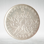 France, 5 Francs 1995 - Signature "O. Roty", VF