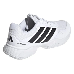 Мужские кроссовки теннисные Adidas GameCourt 3 M - cloud white/core black/core black