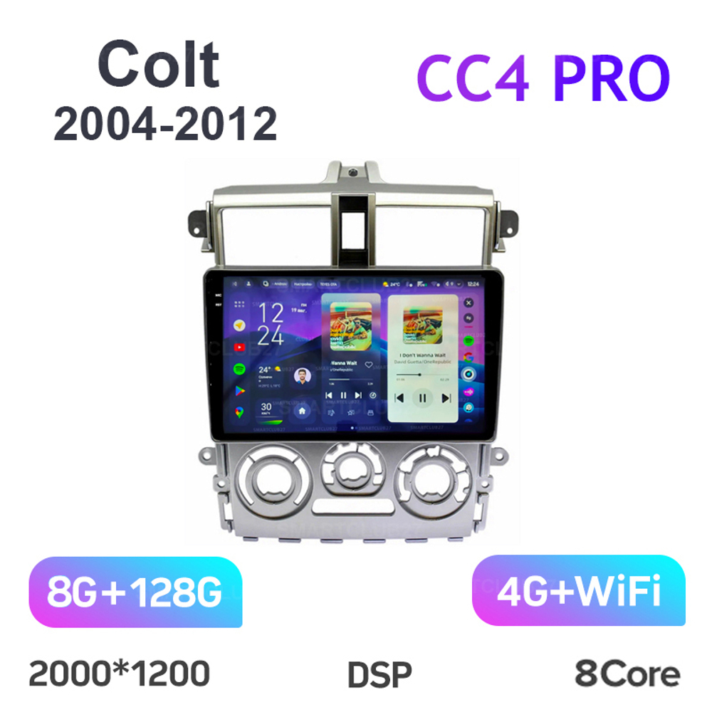 Teyes CC4 Pro 9" для Mitsubishi Colt, Colt Plus 2004-2012