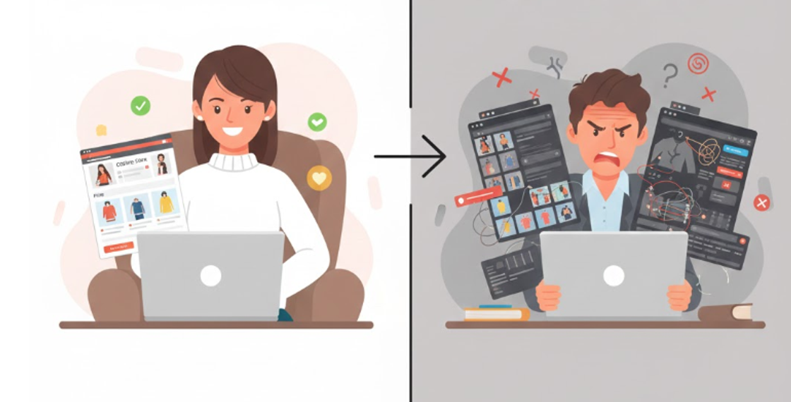 Фешен-бренды уступают маркетплейсам из-за проблем с UX