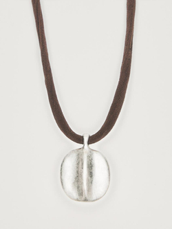 Massimo Dutti Ожерелье с подвеской, серебряный