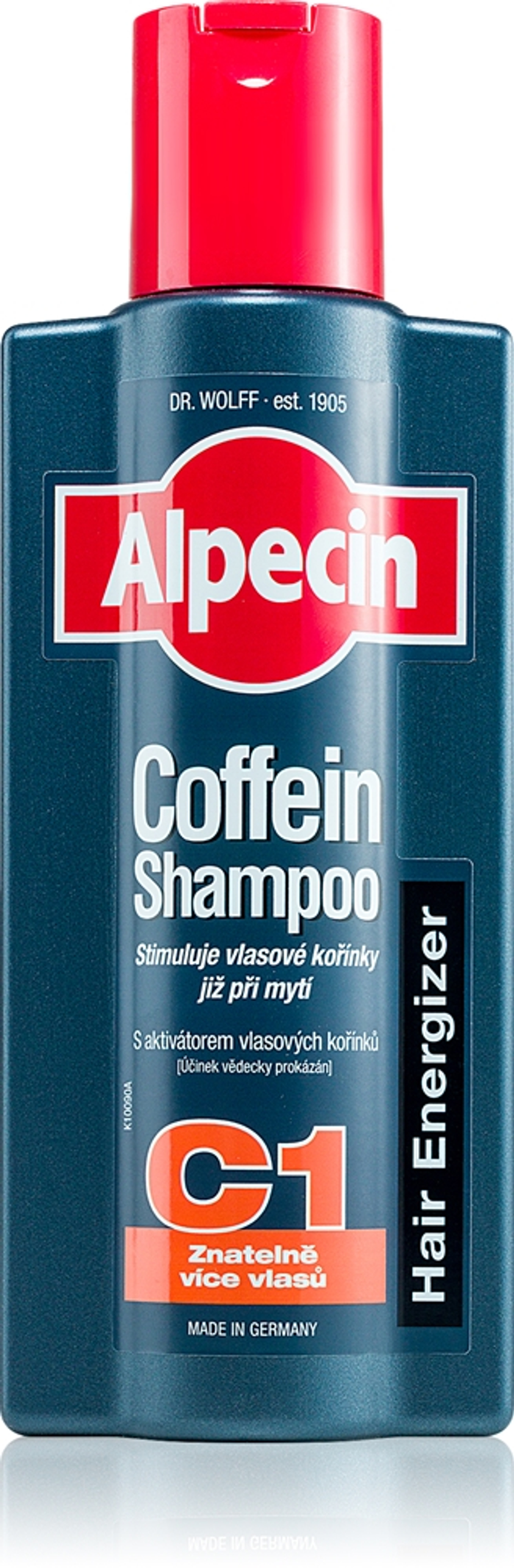 Alpecin Hair Energizer Coffein Shampoo C1 - шампунь с кофеином для мужчин, стимулирующий рост волос, 375 ml