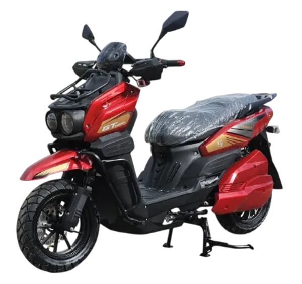 Электроскутер GT Tank 3000W (72V/30Ah) - Красный фото №1