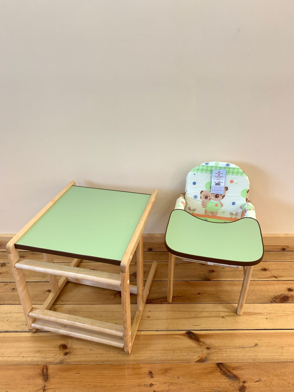 Стульчик для кормления Матрешка (Зеленый)