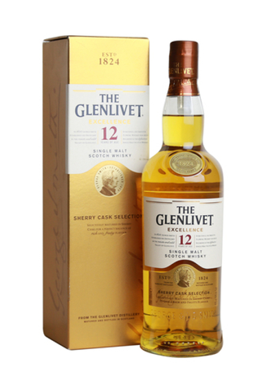 Виски Glenlivet 12YO Excellence 0,7л