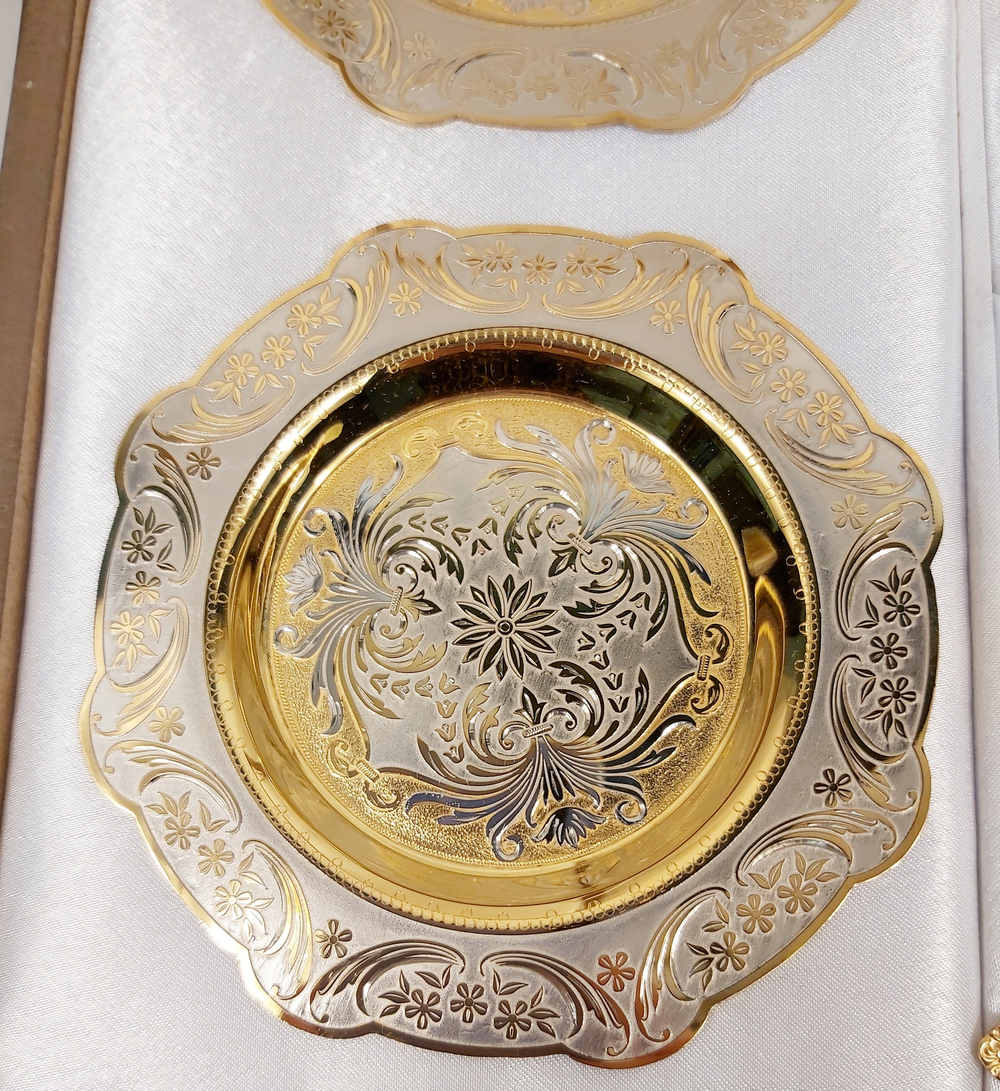 Набор кофейный на две персоны "Уральские узоры"