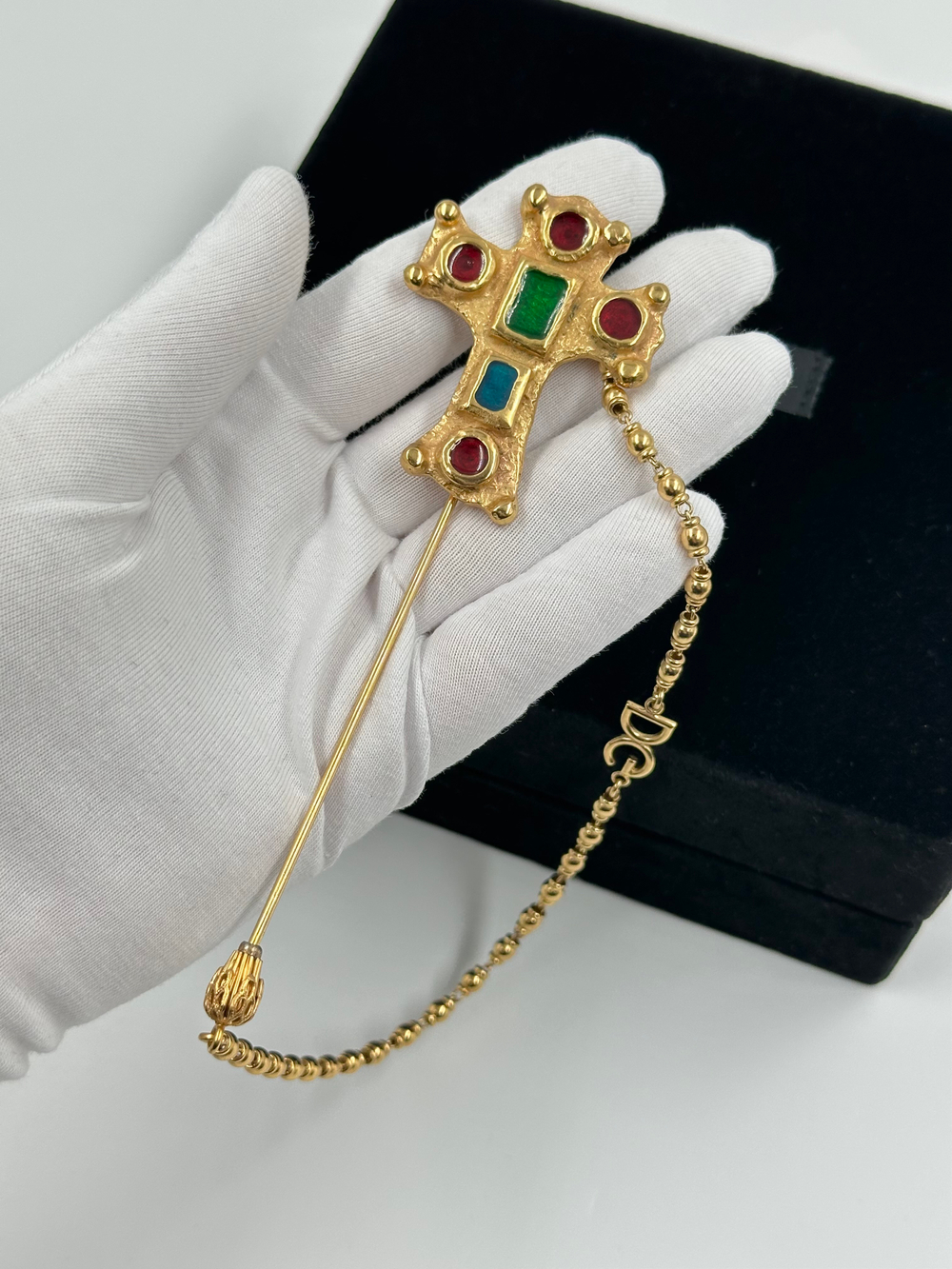 Брошь булавка Крест Dolce & Gabbana