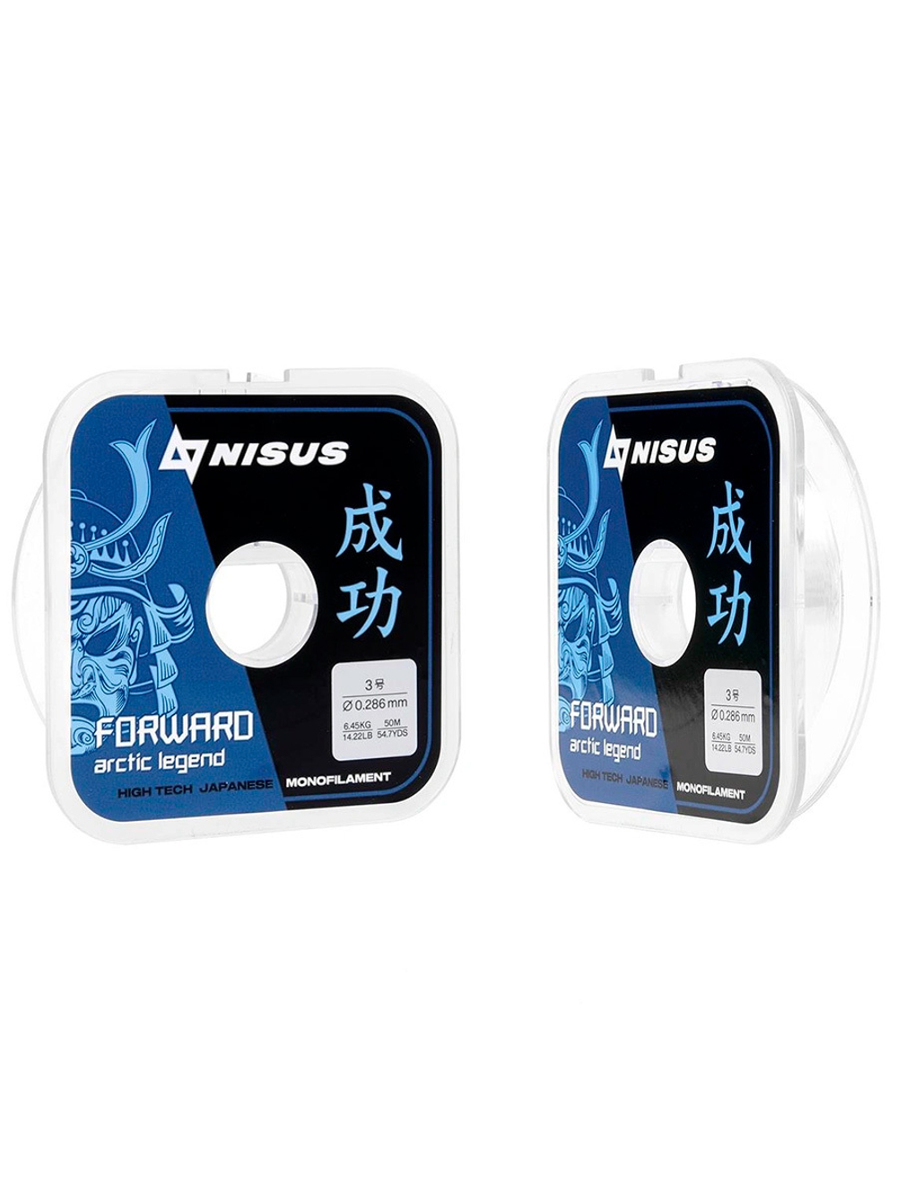 Леска для рыбалки Nisus FORWARD ARCTIC LEGEND Nylon Transparent 0,286mm/50m (N-FAG-0.286-50)