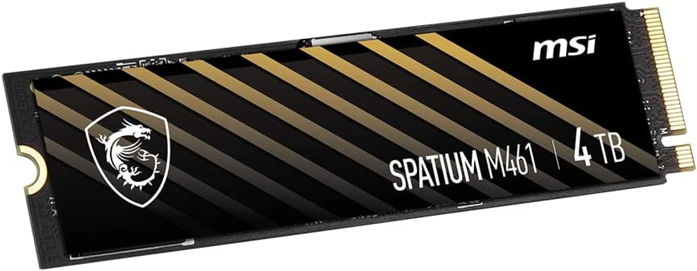 Твердотельный накопитель 4000Gb SSD MSI SPATIUM M461 M.2 PCIe NVMe R5000Mb/s W4200MB/s SPATIUM M461