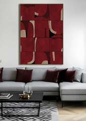 Постер Pretory 140х100 см, бордовый