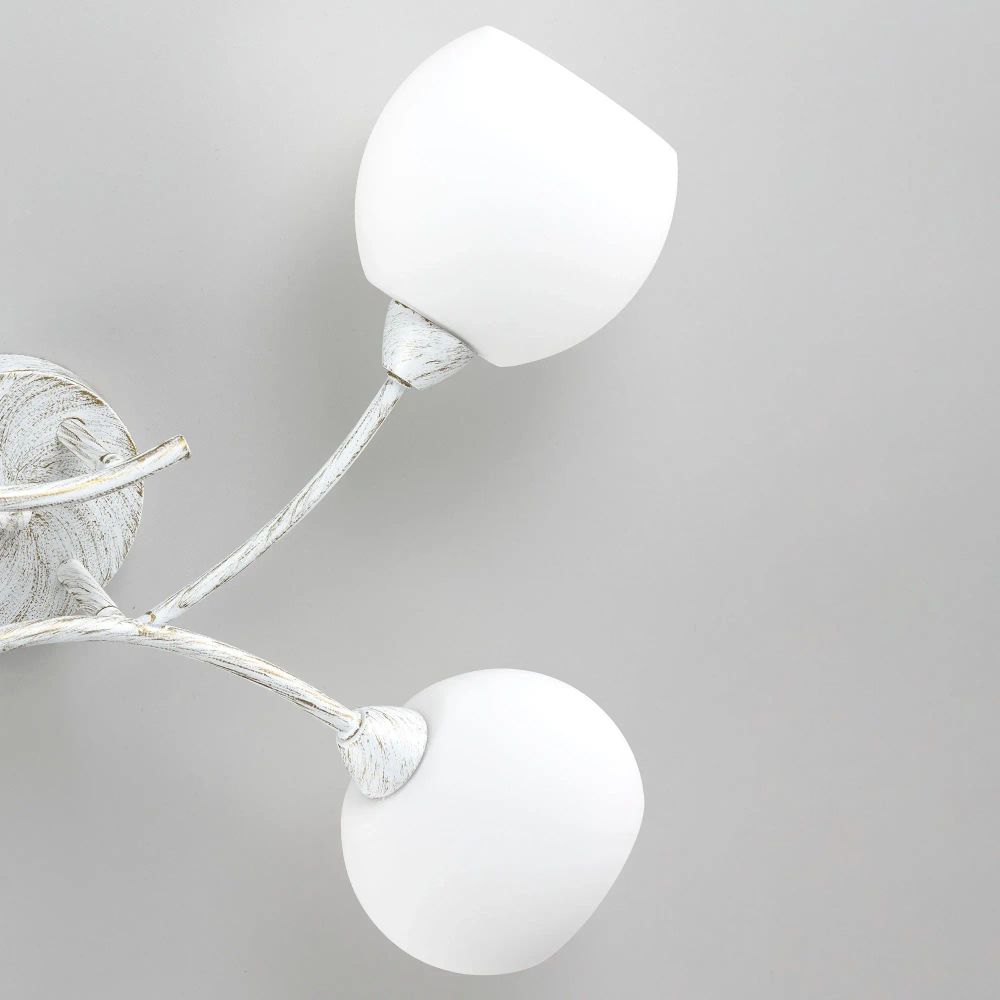 Citilux Флорида CL148140 Люстра потолочная Белая с патиной