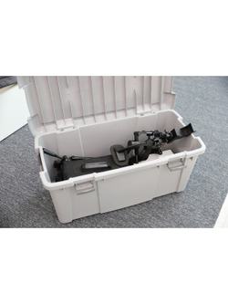 Ящик экспедиционный IRIS HD BOX SOLID CONTAINER SC800D серый, 64 литра 80x38x38 см.