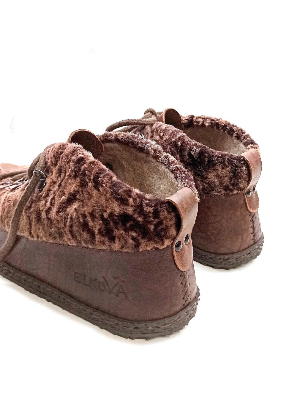 Ботинки каракуль "Shade of Marsala"