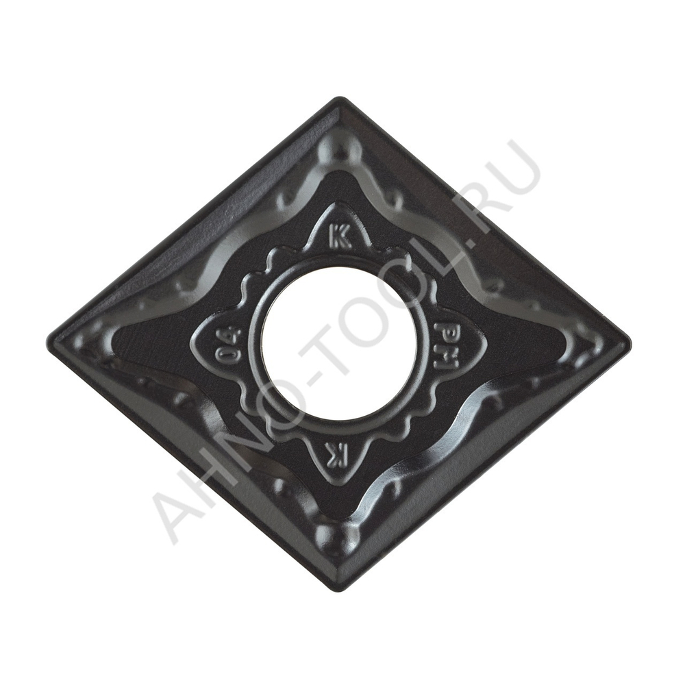 Пластина твердосплавная ISO CNMG120404-PMA ACP20E AHNO по стали, получистовая