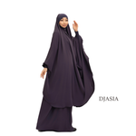 SET: KHIMAR AND ABAY SILK SKIRT